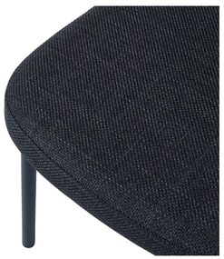Ciemnoszare krzesło Fowler – Unique Furniture