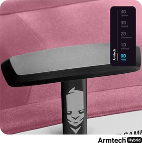 Krzesło do gamingu Diablo X-Gamer 2.0 Normal Size Marshmallow Pink