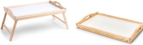 Stolik śniadaniowy, taca z nóżkami, 51x32 cm, ZELLER