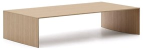Stolik w dekorze dębu w jasnym naturalnym kolorze 70x140 cm Litto – Kave Home