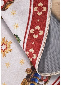 Czerwony okrągły dywan ze świątecznym motywem ø 150 cm Red Christmas – Villeroy&amp;Boch