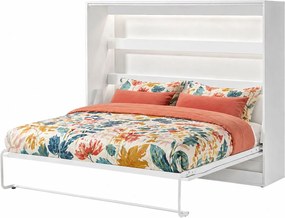 Tapczan rozkładany biały + czarny 140x200 G3-W81
