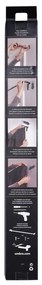 Stalowy regulowany karnisz 71 - 122 cm Twilight – Umbra