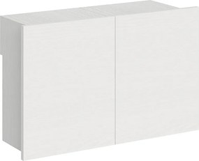 Lawka dolna rozkładana 26x72/300 cm Evolve Frassino biała wewnętrzne przedłużenia