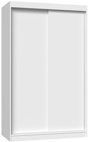 Biała szafa wnękowa na ubrania 120 cm K1-L94