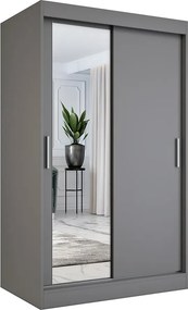 Antracytowa szafa przesuwna D4-L45