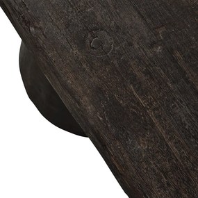 Ciemnobrązowa ławka Clyde – WOOOD