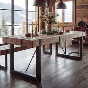 Stół do jadalni MCW-A15,  kolor naturalny 80x180x90cm