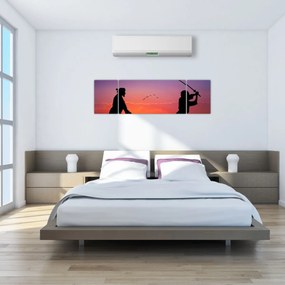 Obraz - Samuraj (170x50 cm)