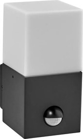 Ledvance - Zewnętrzna lampa ścienna z czujnikiem FIGO SQUARE 1xE27/20W/230V