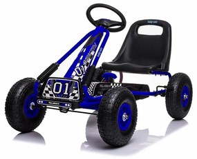 Baby mix Dziecięcy gokart na pedały Go-kart Razor,niebieski