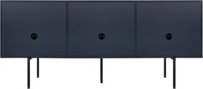 Ciemnoniebieska szafka pod TV 180x79x50 cm Bau – noo.ma