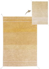 Bawełniany dywan w kolorze ochry 170x240 cm Twin Amber – Lorena Canals
