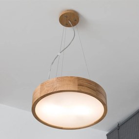Brilagi - LED RGBW ściemnialny żyrandol CARVALHO 2xE27/9W/230V Wi-Fi dąb śr. 37 cm