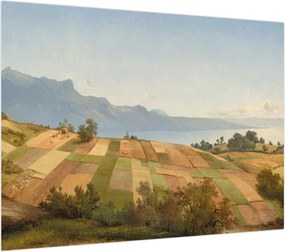 Obraz na szkle - Alexandre Calame, Swiss Landscape, reprodukcje (70x50 cm)