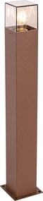 Inteligentna lampa stojąca ogrodowa brązowa rdza 70 cm w tym Wifi P45 - Denmark