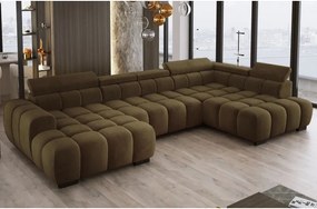 Narożnik BULL XL Prawostronny z elektryczną funkcją regulacji tkanina Salvador 13 WERSAL