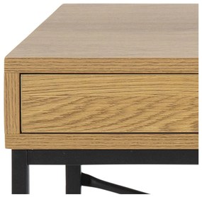 Biurko w dekorze dzikiego dębu Actona, 110x45 cm