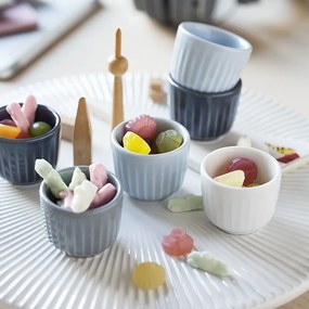 Zestaw 2 białych porcelanowych kieliszków do jajek Kähler Design Hammershoi, ⌀ 8 cm