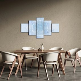 Obraz - Zimowa mandala (125x70 cm)