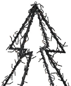 Zewnetrzna Czarna choinka ze światłem LED IP44 - Brilli Oswietlenie zewnetrzne