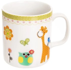 3-częściowy zestaw dziecięcych porcelanowych naczyń Orion Giraffe