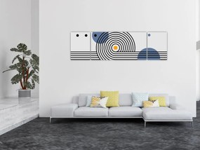 Obraz - Minimalistyczna abstrakcja N⁰1 (170x50 cm)