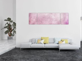 Obraz - Mandala na różowej ścianie (170x50 cm)