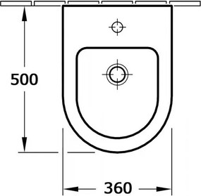 Bidet wiszący na ścianie BH101