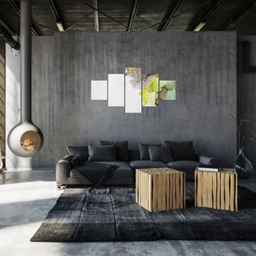 Obraz - Sztuka abstrakcyjna w tuszu (125x70 cm)