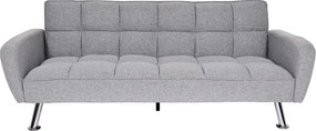 Sofa MCW-K19,  tkanina/tekstylia jasnoszary