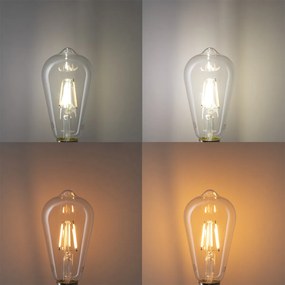 Zestaw 5 inteligentnych żarówek LED E27 ST64 4,5W 470 lm 1800-4000K