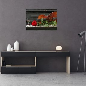 Obraz - Pamięć muzyka (70x50 cm)