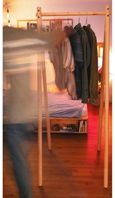 Naturalny stojak na ubrania z drewna sosnowego Hongi – Karup Design
