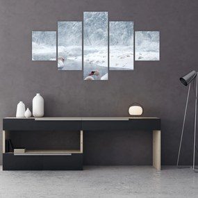 Obraz łabędzi (125x70 cm)