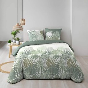 Zielona bawełniana pościel dwuosobowa 240x220 cm Nymea – douceur d'intérieur