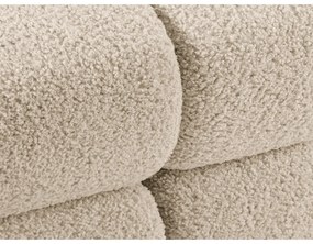Beżowy moduł sofy z materiału bouclé (lewostronny) Bellis – Micadoni Home