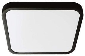 LED sufitowa lampa łazienkowa 24W IP44 6500K 29x29 cm czarna