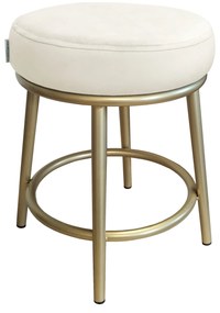Taboret Ben noga metalowa złota MG50