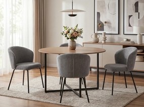 Krzesło do jadalni KEVIN VARDO szare