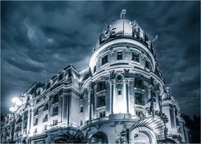 Obraz architektury w ciemności (70x50 cm)