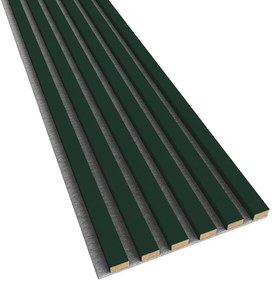 Akustyczne panele lamelowe 2 szt. butelkowa zieleń K1-K83