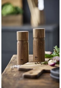 Drewniany zestaw młynków do pieprzu i soli w naturalnym kolorze 2 szt. – Holm