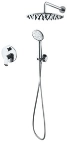 Bateria prysznicowa podtynkowa z deszczownicą SANTIAGO chrom