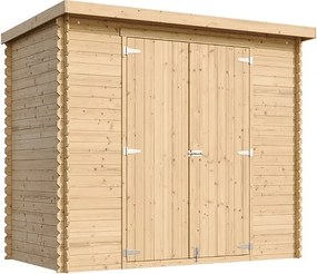 Drewniany domek ogrodowy - 2.63 m² / 142x239xH200 cm - M310C1