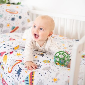 4Home dziecięca pościel bawełniana do łóżeczka Cosmic Adventure, 100 x 135 cm, 40 x 60 cm