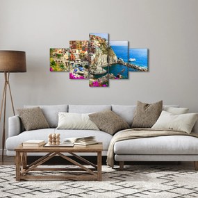 Obraz - Włoska wioska Manarola (125x70 cm)