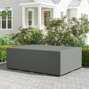 Outsunny Pokrowiec na meble ogrodowe odporny na zimę, wodoodporny, plandeka ochronna Oxford 275 x 205 x 90 cm Ciemnoszary | Aosom PL