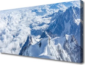 Duży obraz na płótnie Alpejski Pejzaż Wysokogórski