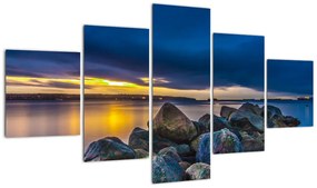Obraz - Chmury nad wodą (125x70 cm)